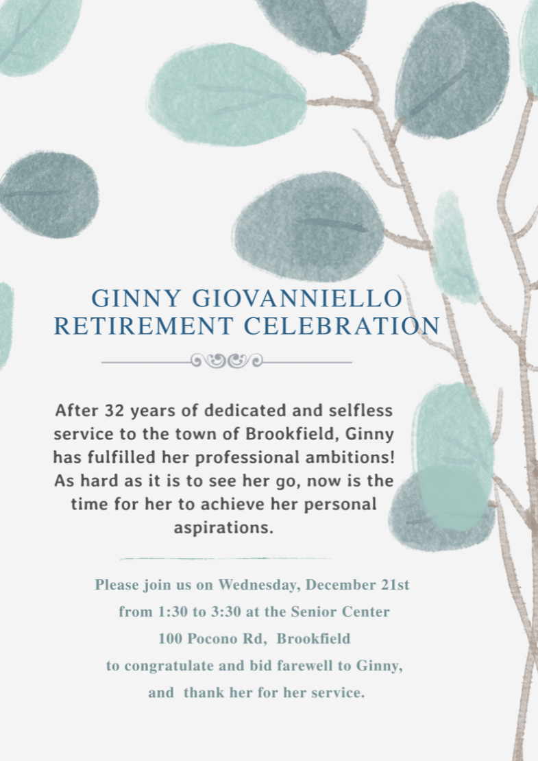 Ginny Giovanniello Retirement Celebration